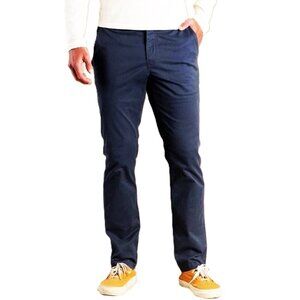 Toad & Co Mission Ridge Pant Organic Men’s Size 36x32 Chino Navy Blue Reg Fit